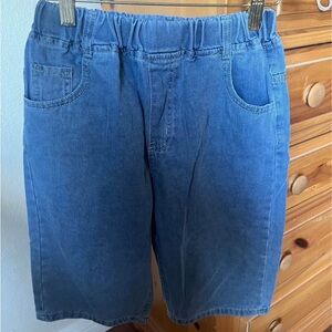 Men's Blue Denim Shorts